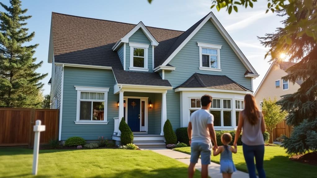 A family admires their home, showcasing vinyl windows that boost curb appeal and home value.
A family admires their home, showcasing vinyl windows that boost curb appeal and home value.